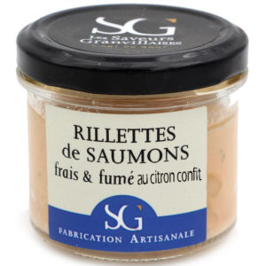 Rillettes de Saumons frais et fumé au citron confit
