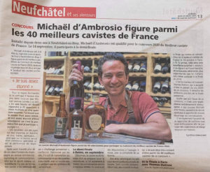 Le Vignoble parmi les 40 meilleurs cavistes de France 2020